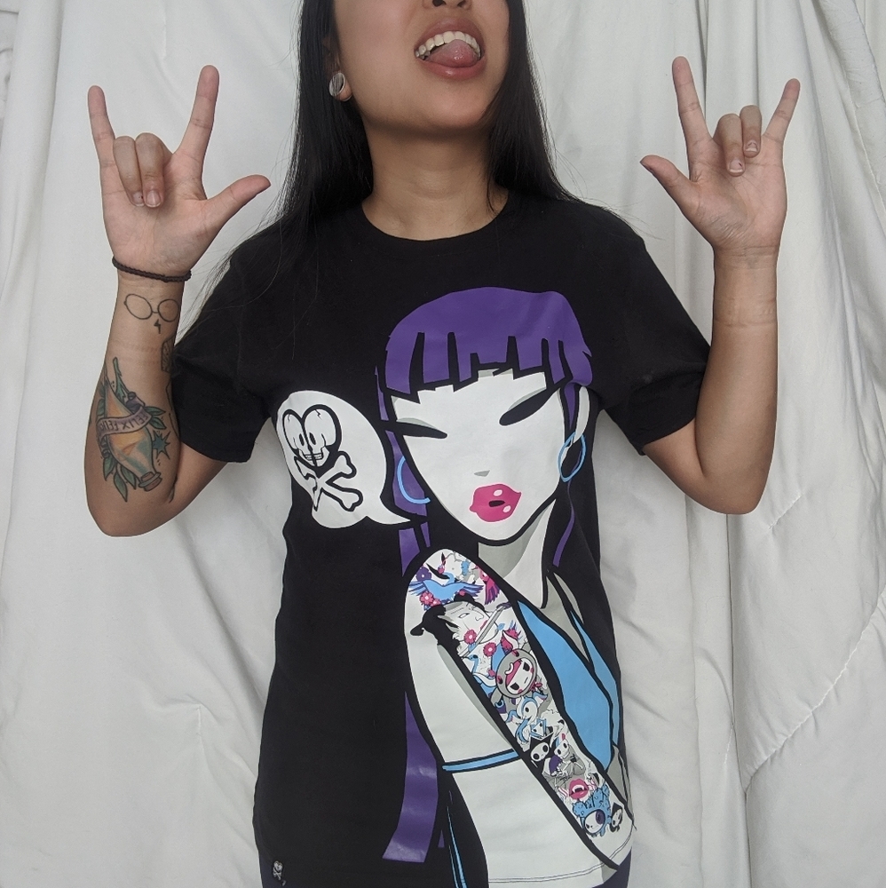 TKDK Toki Doki Asian Punk Graphic Slim Fit Tee
